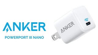 ANKER PowerPort III Nano  Unboxing and First Look [upl. by Muns]