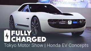 Tokyo Motor Show 4  Honda EV Concepts  Fully Charged [upl. by Heffron]