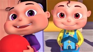 Zool Babies Playing With Dough Houses Indoor Play  Nursery Rhymes For Kids  Zool Babies Songs [upl. by Nnil]