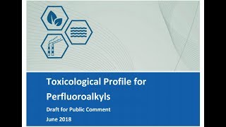 BREAKING ATSDR Releases Toxicological Profile for Perfluoroalkyl Substances [upl. by Annawd353]