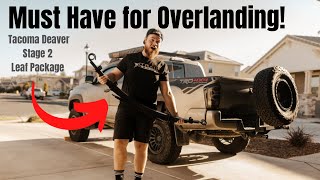 A Must Have For Overlanders  Tacoma Deaver Leaf Pack Install [upl. by Sirehc919]