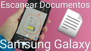 📃 Como ESCANEAR DOCUMENTOS con MÓVIL SAMSUNG SIN APLICACIONES FÁCIL y RÁPIDO [upl. by Myer272]