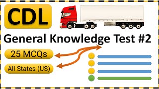 CDL Practice Test 2024 General Knowledge Test Questions amp Answers [upl. by Niamert183]