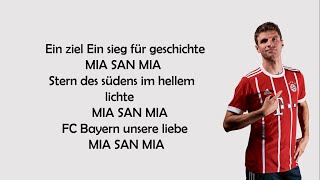 MiaSanMia Song Lyrics Read the description MUST [upl. by Proudfoot]