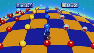 Sonic Mania  Blue Sphere Stage 155 Spheres amp 064 Rings Gold Medallion [upl. by Penhall494]