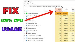 How to Fix 100 CPU Usage Windows 10  High CPU usage problem fix  stuck on 100 CPU usage  Hindi [upl. by Garin]