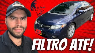 🚨👨🏻‍🔧COMO CAMBIAR el FILTRO de la TRANSMISIÓN AUTOMÁTICA en una HONDA CIVIC 20062011✅ [upl. by Annekam]