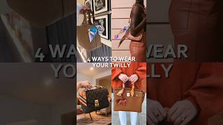 How to Style w Hermess Twilly 🎀 eucbmarketplace trendingshorts designerbags luxurybag [upl. by Stefa951]