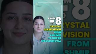 CrystalClear Vision and Freedom from Glasses with Laser Surgery patientcare shorts [upl. by Talbott]