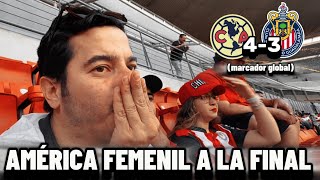 AMÉRICA VS CHIVAS  ADIÓS A LA FINAL  SEMIFINAL FEMENIL DESDE EL AZTECA [upl. by Savory]