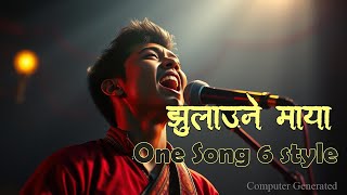 Best of 2024 Nepali AI Geet Collection Jhulaune maya newnepalisong [upl. by Alyaj]