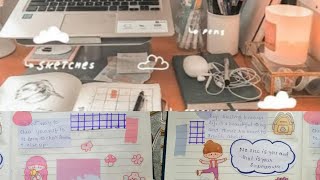 Diy journal with me ✨cute kawaii journal🌼🧚‍♀️ [upl. by Gentille]