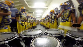 LT Drumline Football Team March Out Tenor Cam [upl. by Willard61]