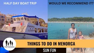 Boat Trip From Ciutadella  Things To Do In Menorca [upl. by Ancelin589]