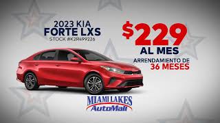 Lease 2023 Kia Forte LXS para 229 al mes  Miami Lakes FL [upl. by Nosreffej65]