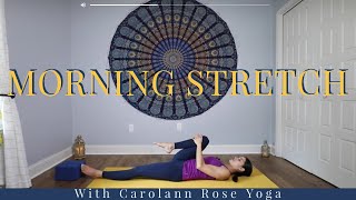 Morning Stretch for Beginners  40 Minute Yoga Stretch  Carolann Rose Yoga [upl. by Rabka286]