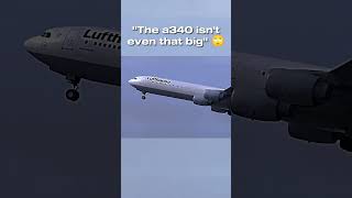 Damn Size of A340 airbus [upl. by Ailaza]