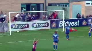 Sunderland Ladies 30 Birmingham City Ladies  FA WSL Highlights 2015 [upl. by Feodor]