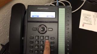 How to reset a Fortivoice FON460i [upl. by Sanjiv]