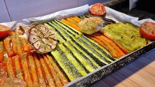 VERDURAS ASADAS AL HORNO 🫑🥕 TIEMPO Y TEMPERATURA para cocción perfecta [upl. by Ydualc643]