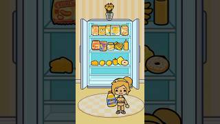 Yellow refrigerator contents part 2💛tocaboca tocalifeworld [upl. by Ethbinium]