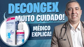 Muito CUIDADO ao usar DECONGEX reduz a secreção do nariz e a congestão do aparelho respiratório [upl. by Lenore]