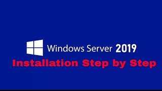 Windows 2019 Server Installation Step by Step [upl. by Yerffeg]