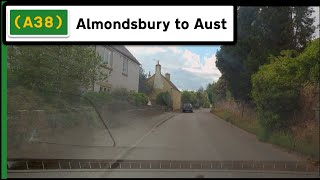 Driving to Aust from Almondsbury A journey gliding through the Gloucestershire countryside [upl. by Anom530]