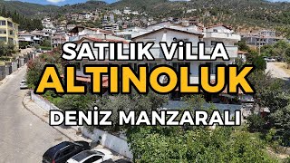 ALTINOLUK SATILIK VİLLA  MERKEZDE  DENİZ MANZARALI [upl. by Etnauj831]