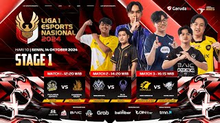 LIGA 1 ESPORTS NASIONAL 2024  MINGGU 3 HARI 1 Stage 1 [upl. by Nessi]