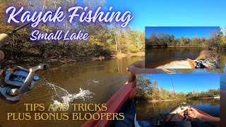 Tips and Tricks for Kayak Fishing in a Small Backwater Lake [upl. by Stouffer]