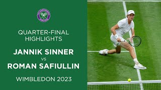 Jannik Sinner vs Roman Safiullin QuarterFinals Highlights [upl. by Greenman553]