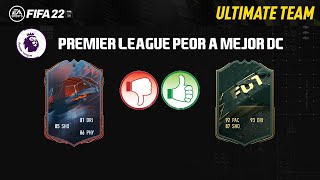 TOP 20 MEJORES DELANTEROS PREMIER LEAGUE POR RANGO DE PRECIO FIFA 22 DE PEOR A MEJOR [upl. by Reviere]