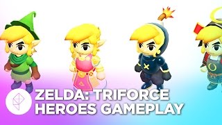 Zelda Triforce Heroes Gameplay  Snowball Ravine [upl. by Yniattirb]