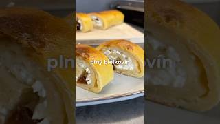 Tvarohový závin 😋👨‍🍳 recept food recipe bakery [upl. by Coats]