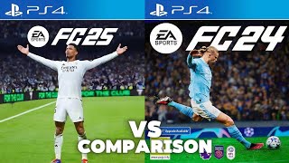 EA FC 25 Vs EA FC 24 PS4 [upl. by Pellikka]