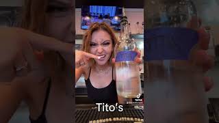 Bartending 101 How to Make Titos and Vodka [upl. by Travis]