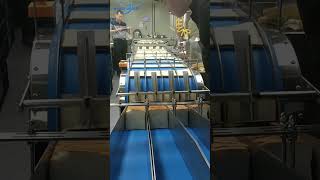 Four rows bread feeder machine​ bakeryequipment machine [upl. by Wittie840]