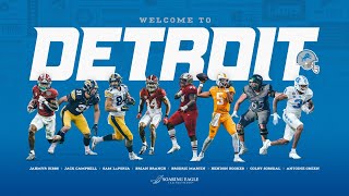 Detroit Lions 2023 Draft Class Highlights [upl. by Airamesor]