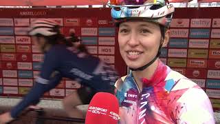 Katarzyna Niewiadoma  Interview at the start  Amstel Gold Race Ladies Edition 2023 [upl. by Bennion]