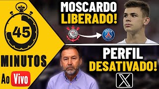 Presidente do Corinthians Augusto Melo desativa perfil em rede social  Timão Libera Moscardo [upl. by Laehcar]