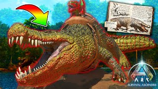 【超巨大！】人喰いワニをテイムしろ！🩸🐊🩸新生物デイノスクス【新ARK SURVIVAL ASCENDEDアークASA】17 [upl. by Carrew]