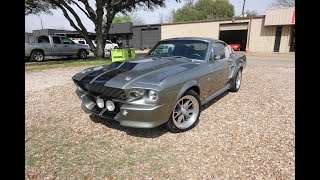 1967 Fastback Mustang Pepper Grey w Black Stripes Cold Start amp Walk Around [upl. by Nilram]