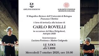 Lezione di Carlo Rovelli [upl. by Mercola]