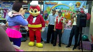 jollibee amp twirlie dance on altheas bday 04092011mp4 [upl. by Drahnreb452]