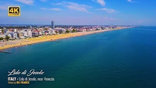 4K  Lido di Jesolo by Drone  Italy [upl. by Regan]