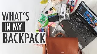 WHATS IN MY BACKPACK  University Supplies  Emergency Kit [upl. by Laurent]