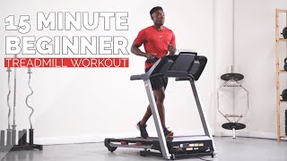 15 Minute Beginner Treadmill Running Workout [upl. by Fisken]