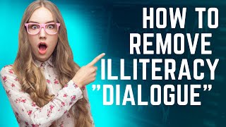 Illiteracy Problem Dialogue in EnglishHow to Remove IlliteracyLetter andEmailDialogue WritingSSC [upl. by O'Meara]