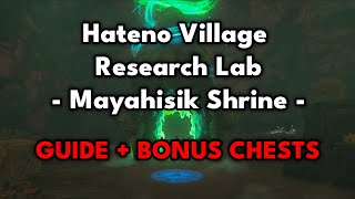 Mayahisik Shrine  Hateno Village Research Lab  Guide  Bonus Chests  Zelda Tears of the Kingdom [upl. by Amaryl]